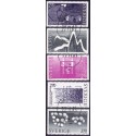 Sverige. 1983. Nobelpristager, AFA nr. 1250-54 postfrisk Stemplet hæfte FDC parstykkke SWEDEN
