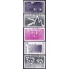 Sverige. 1983. Nobelpristager, AFA nr. 1250-54 postfrisk Stemplet hæfte FDC parstykkke SWEDEN