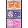 Sverige. 1984. Postsparekasse, AFA nr. 1261-63 postfrisk Stemplet hæfte FDC parstykkke SWEDEN