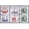 Sverige. 1985. Gamle håndværksskilte. AFA nr. 1326-30 postfrisk par Stemplet hæfte FDC parstykkke SWEDEN **/o