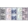 Sverige. 1986. Kong Karl 40-års fødselsdag. AFA nr. 1370-74 postfrisk parstykke Stemplet hæfte FDC parstykkke SWEDEN **/o