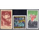 Sverige. 1988. Jubilæer. AFA nr. 1452-54 postfrisk  Stemplet hæfte FDC parstykkke SWEDEN **/o