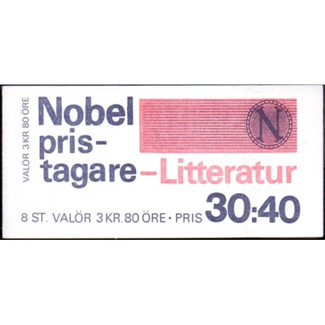 Sverige. 1990. Nobelpristager. AFA nr. 1585-88  postfrisk sammentryk Stemplet hæfte FDC parstykkke SWEDEN **/o