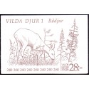 Sverige. 1992. Vilde dyr. AFA nr. 1640-41 postfrisk hæfte  Stemplet hæfte FDC parstykkke SWEDEN **/o