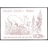 Sverige. 1992. Vilde dyr. AFA nr. 1640-41 postfrisk hæfte  Stemplet hæfte FDC parstykkke SWEDEN **/o