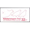 Sverige. 1991. Nobel fredspris. AFA nr. 1627-30  postfrisk 4-stribe Stemplet hæfte FDC parstykkke SWEDEN **/o