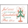 Sverige 1995. Julefrimærker, AFA 1845-8, postfrisk stemplet  hæfte FDC