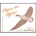 Sverige. 1994. Vilde fugle. AFA nr. 1776-79 postfrisk 4-blok Stemplet hæfte FDC parstykkke SWEDEN **/o