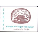 Sverige 1997. CEPT AFA 1929-31 postfrisk stemplet  hæfte FDC
