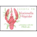 Sverige 1998. CEPT. AFA nr. 1986-7 postfrisk stemplet  hæfte FDC parstykkke