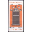 Sverige 1998. Svenske huse IV. AFA nr. 1967-71 postfrisk stemplet  hæfte FDC parstykkke