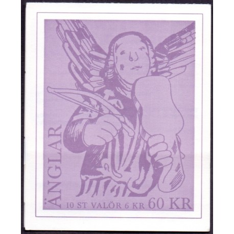 Sverige 1997. Engle. AFA nr. 1958-9 postfrisk stemplet  hæfte FDC