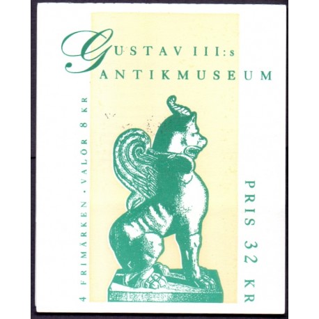 Sverige 1997. Gustav III antikmuseum. AFA nr. 1945-6 postfrisk stemplet  hæfte FDC