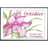 Sverige 1999. Orkidéer. AFA nr. 2042-45 postfrisk stemplet  hæfte FDC parstykkke