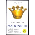 Sverige 1999. Julefrimærker. AFA nr. 2078-79 postfrisk stemplet  hæfte FDC parstykkke