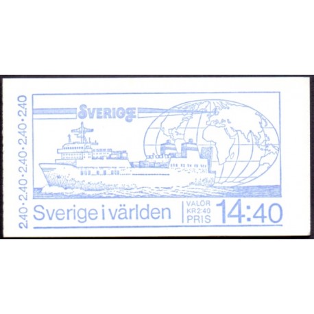 Sverige. 1981. Propagandaudgave, AFA nr. 1160-65 postfrisk stemplet  hæfte FDC parstykkke