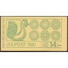 Sverige. 1981. Julefrimærker, AFA nr. 1176-77 postfrisk parstykke stemplet  hæfte FDC parstykkke