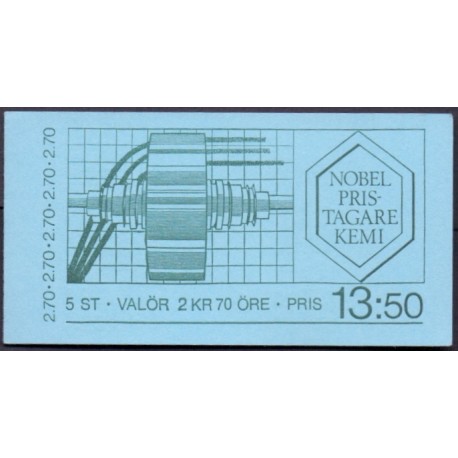 Sverige. 1983. Nobelpristager, AFA nr. 1250-54 postfrisk Stemplet hæfte FDC parstykkke SWEDEN