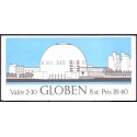 Sverige. 1989. Globen. AFA nr. 1493-96 postfrisk 4 stribe Stemplet hæfte FDC parstykkke SWEDEN **/o