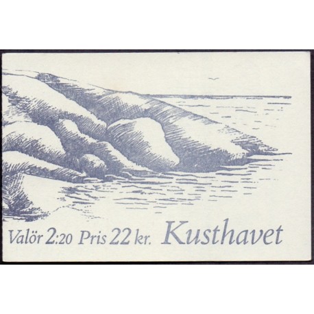 Sverige. 1988. Truede dyr fra kystområder. AFA nr. 1449-50 postfrisk Stemplet hæfte FDC parstykkke SWEDEN **/o