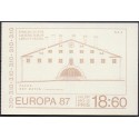 Sverige. 1987. Europamærker / CEPT. AFA nr. 1409-10 postfrisk hæfteStemplet hæfte FDC parstykkke SWEDEN **/o