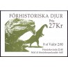 Sverige. 1992. Forhistoriske dyr. AFA nr. 1676-79 postfrisk sammentryk Stemplet hæfte FDC parstykkke SWEDEN **/o