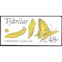 Sverige. 1993. Sommerfugle. AFA nr. 1706-09 postfriske sammentryk Stemplet hæfte FDC parstykkke SWEDEN **/o