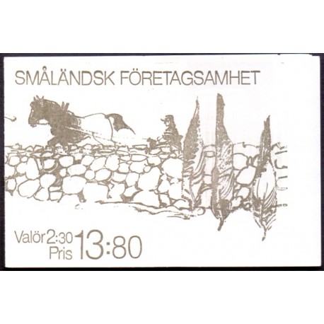 Sverige. 1989. Svensk fortagsomhed. AFA nr. 1510-15 postfrisk sammentryk Stemplet hæfte FDC parstykkke SWEDEN **/o