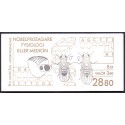 Sverige. 1989. Nobelpristager. AFA nr. 1522-25 postfrisk 4 stribe Stemplet hæfte FDC parstykkke SWEDEN **/o