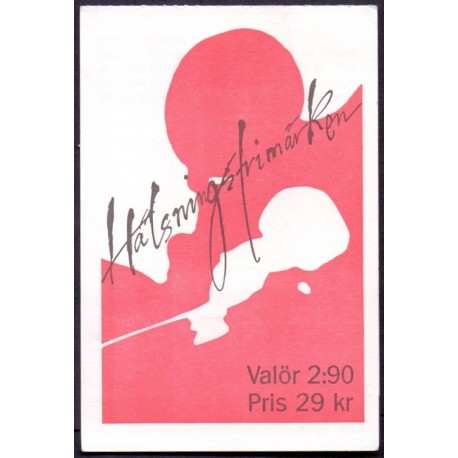 Sverige. 1993. Brevhilsner. AFA nr. 1713-16 postfriske sammentryk Stemplet hæfte FDC parstykkke SWEDEN **/o