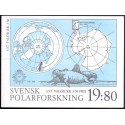 Sverige. 1989. Svensk polarforskning. AFA nr. 1504-09 postfrisk sammentryk   Stemplet hæfte FDC parstykkke SWEDEN **/o