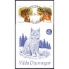 Sverige 2005. Vilde dyreunger. AFA nr. 2428-31, postfrisk  sammentryk stemplet  hæfte FDC parstykkke