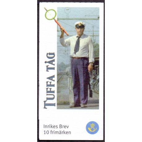 Sverige 2006. Tog. AFA nr. 2441-45, stemplet hæfte sammentryk stemplet  hæfte FDC parstykkke