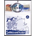 Sverige 2007. Sommerfrimærker. AFA nr. 2519-22, postfrisk stemplet  hæfte FDC parstykkke