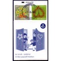 Sverige 2008. Julefrimærker. AFA nr. 2605-09, postfrisk stemplet  hæfte FDC parstykkke