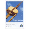 Sverige 2008. Sejlskibe. AFA nr. 2578-81, postfrisk stemplet  hæfte FDC parstykkke