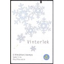 Sverige 2008. Vinterlege. AFA nr. 2610-12, postfrisk sammentryk stemplet  hæfte FDC parstykkke