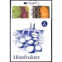 Sverige 2008. Frugter og grønsager. AFA nr. 2601-04, postfrisk hæfte stemplet  hæfte FDC parstykkke