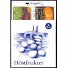 Sverige 2008. Frugter og grønsager. AFA nr. 2601-04, postfrisk hæfte stemplet  hæfte FDC parstykkke