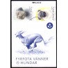 Sverige 2008. Hunde. AFA nr. 2553-56, postfrisk  stemplet  hæfte FDC parstykkke