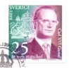 Sverige 1998. Norden og Kong Carl. AFA nr. 1990-91 postfrisk stemplet  hæfte FDC parstykkke