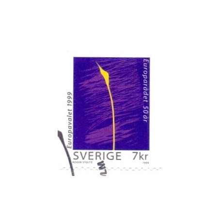 Sverige 1999. Europaparlamentsvalg. AFA nr. 2052 postfrisk stemplet  hæfte FDC parstykkke