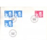 Sverige. 1980. Ny tronfølgeordning. AFA nr. 1106-07 Ch/Cv postfrisk stemplet  hæfte FDC parstykkke