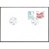 Sverige. 1980. Fællesnordisk udgave. AFA nr. 1119-20, postfrisk stemplet  hæfte FDC parstykkke