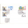 Sverige. 1980. Tegneserier. AFA nr. 1122-25, Co/Cn, postfrisk stemplet  hæfte FDC parstykkke