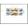 Sverige. 1980. Bilhistorie. AFA nr. 1126-31, postfrisk miniark stemplet  hæfte FDC parstykkke