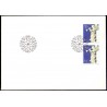 Sverige. 1980. Julefrimærker. AFA nr. 1137 Co/Cn,  postfrisk parstykke  stemplet  hæfte FDC parstykkke
