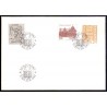Sverige. 1982. Friluftmuseet  samt Elin Wägner, AFA nr. 1189-91 postfrisk stemplet  hæfte FDC parstykkke
