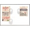 Sverige. 1983. Bogtrykkerkunstens indførelse, AFA nr. 1221-25 postfrisk stemplet  hæfte FDC parstykkke