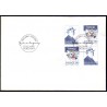 Sverige. 1983. Hjalmar Bergmann, AFA nr. 1241-42 postfriske parstykker stemplet  hæfte FDC parstykkke SWEDEN
